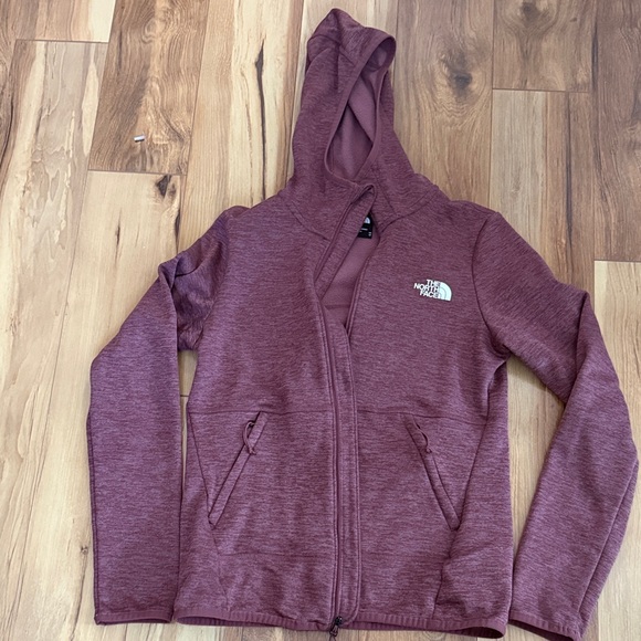 The North Face Burgundy Full-Zip Hoodie - Picture 1 of 2
